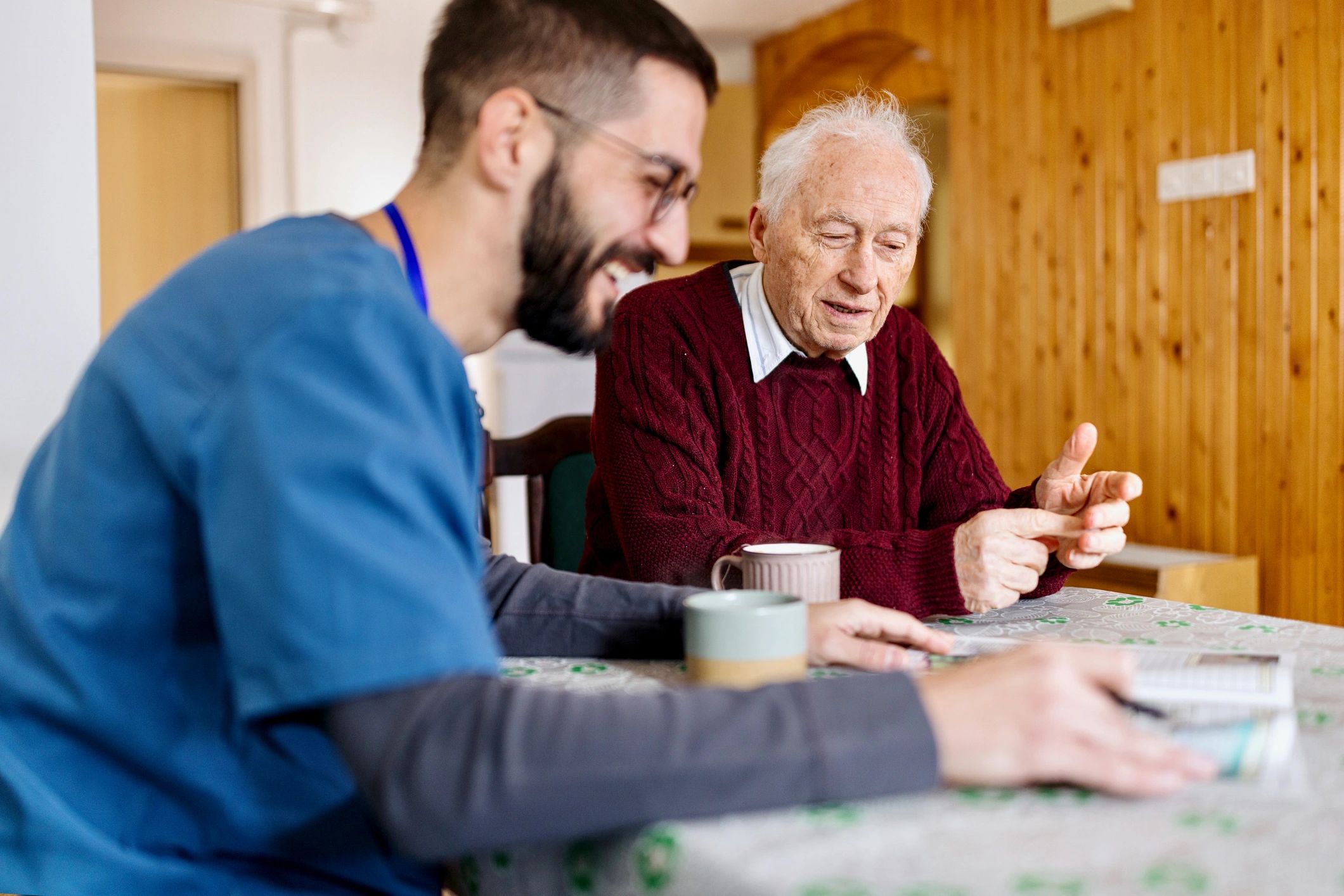 one-to-one dementia care observation