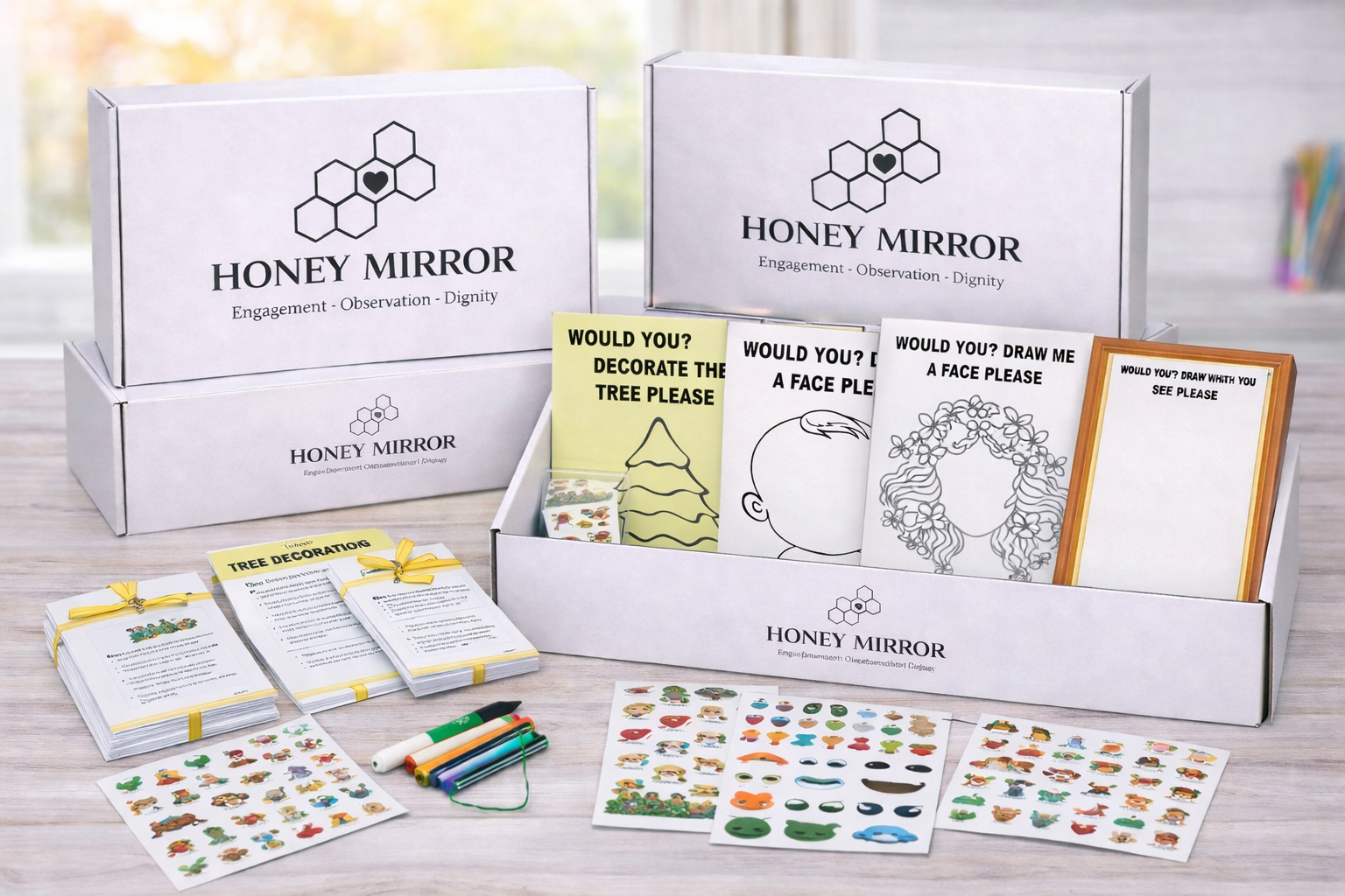 Honey Mirror Dementia Engagement Activity Kit